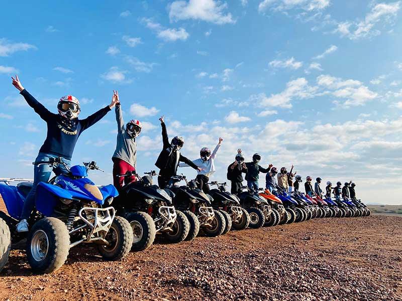 Guided Quad Biking Tour in Agafay Desert - Saharies