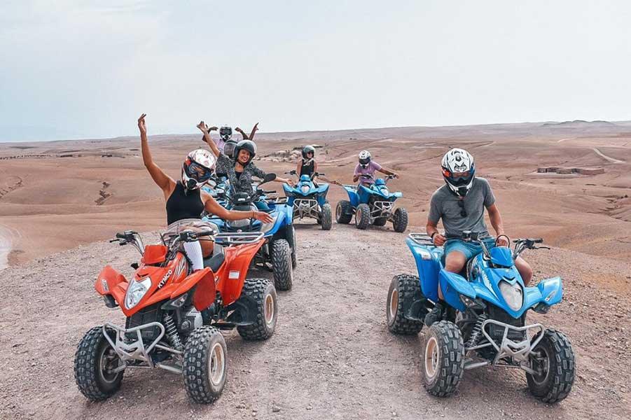 Guided Quad Biking Tour in Agafay Desert - Saharies