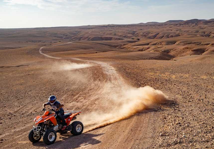 Guided Quad Biking Tour in Agafay Desert - Saharies