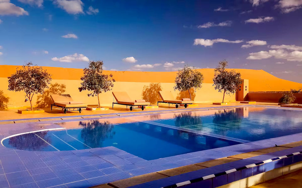 Swimming pool in private 3-day desert trip from marrakech to merzouga - saharies